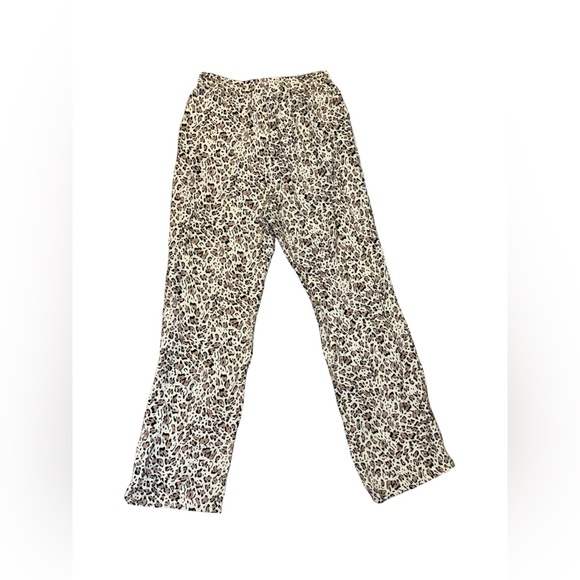 Sincerely Jules Leopard Wide-Leg Pants SZ M - Picture 2 of 4